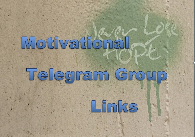 Best Motivational Telegram Group Links